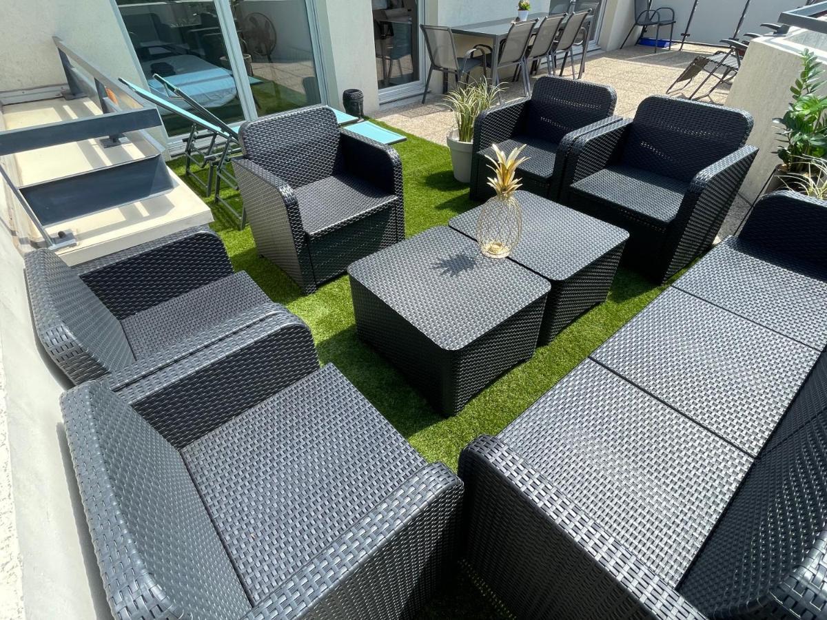 Bngo I Immense Rooftop Lyon I 2 Chambres, 4 Places Parkings, 2 Immenses Terrasses, 8 Personnes Екстериор снимка